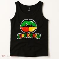 Juneteenth Lips Black History Month Tank Top thumb 2