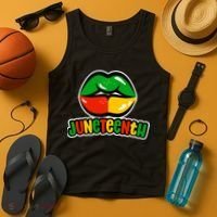 Juneteenth Lips Black History Month Tank Top thumb 4