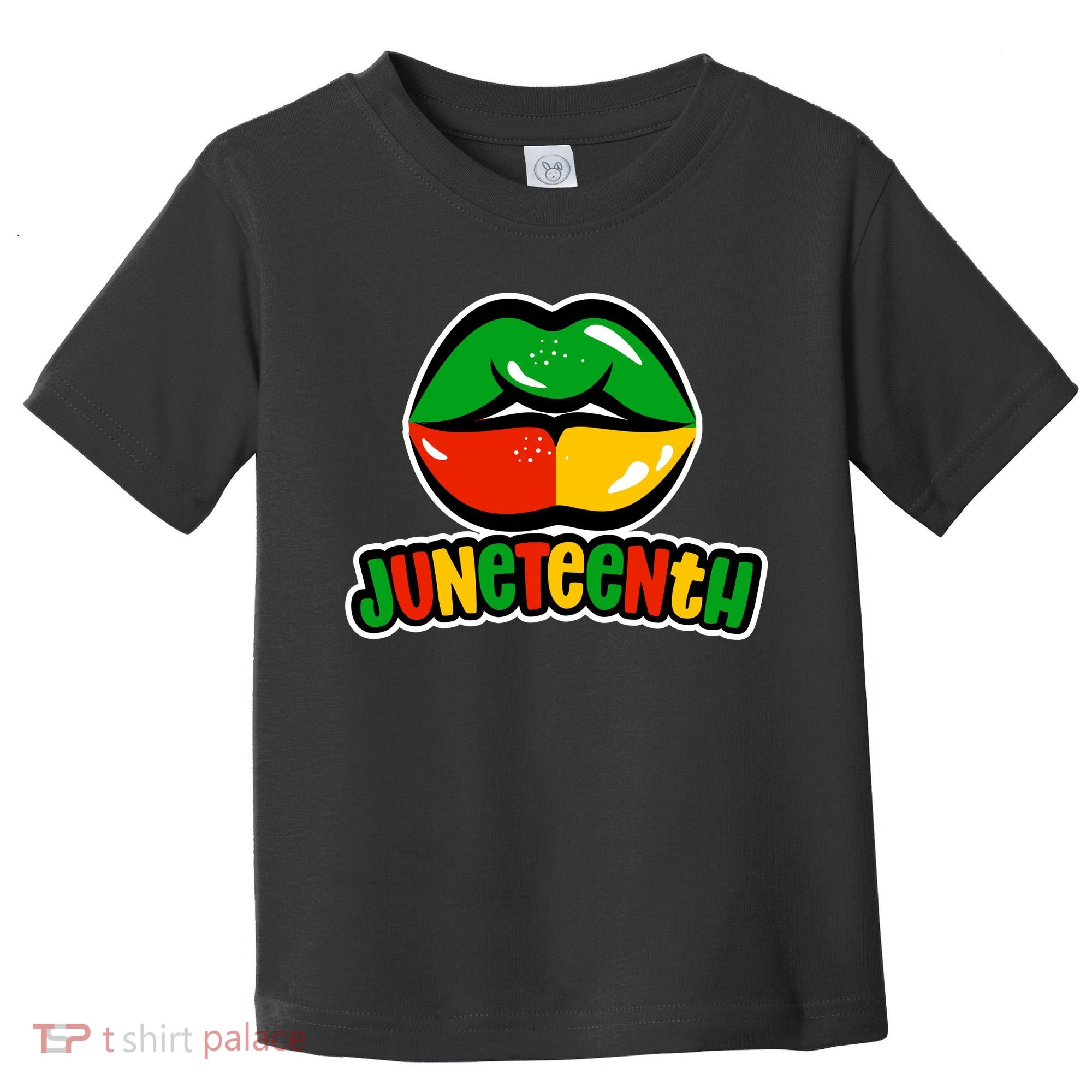 Juneteenth Lips Black History Month Toddler T-Shirt
