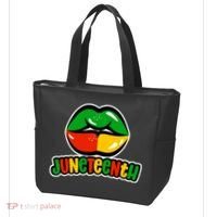 Juneteenth Lips Black History Month Tote Bag thumb 3