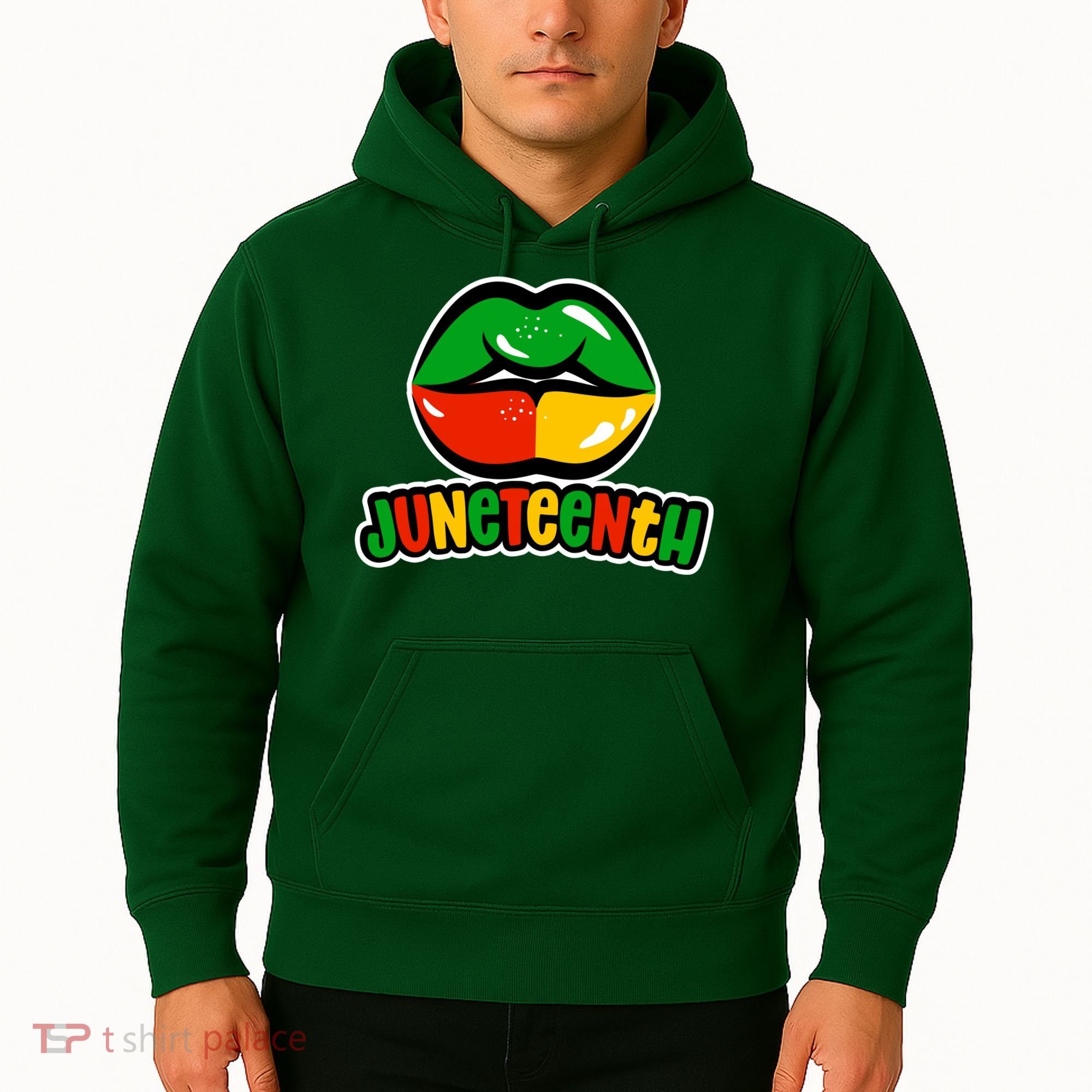 Juneteenth Lips Black History Month Hoodie