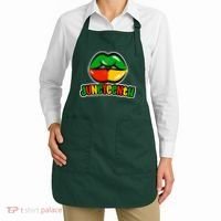 Juneteenth Lips Black History Month Apron thumb 2