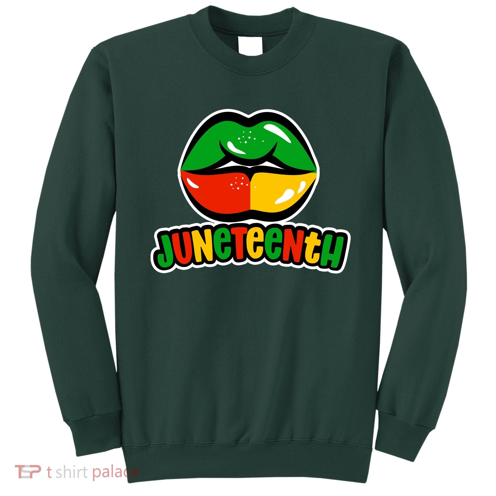 Juneteenth Lips Black History Month Sweatshirt
