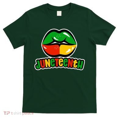 Juneteenth Lips Black History Month T-Shirt