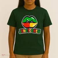 Juneteenth Lips Black History Month T-Shirt thumb 4