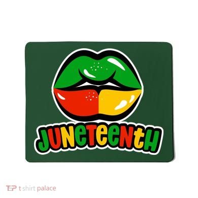 Juneteenth Lips Black History Month Mousepad