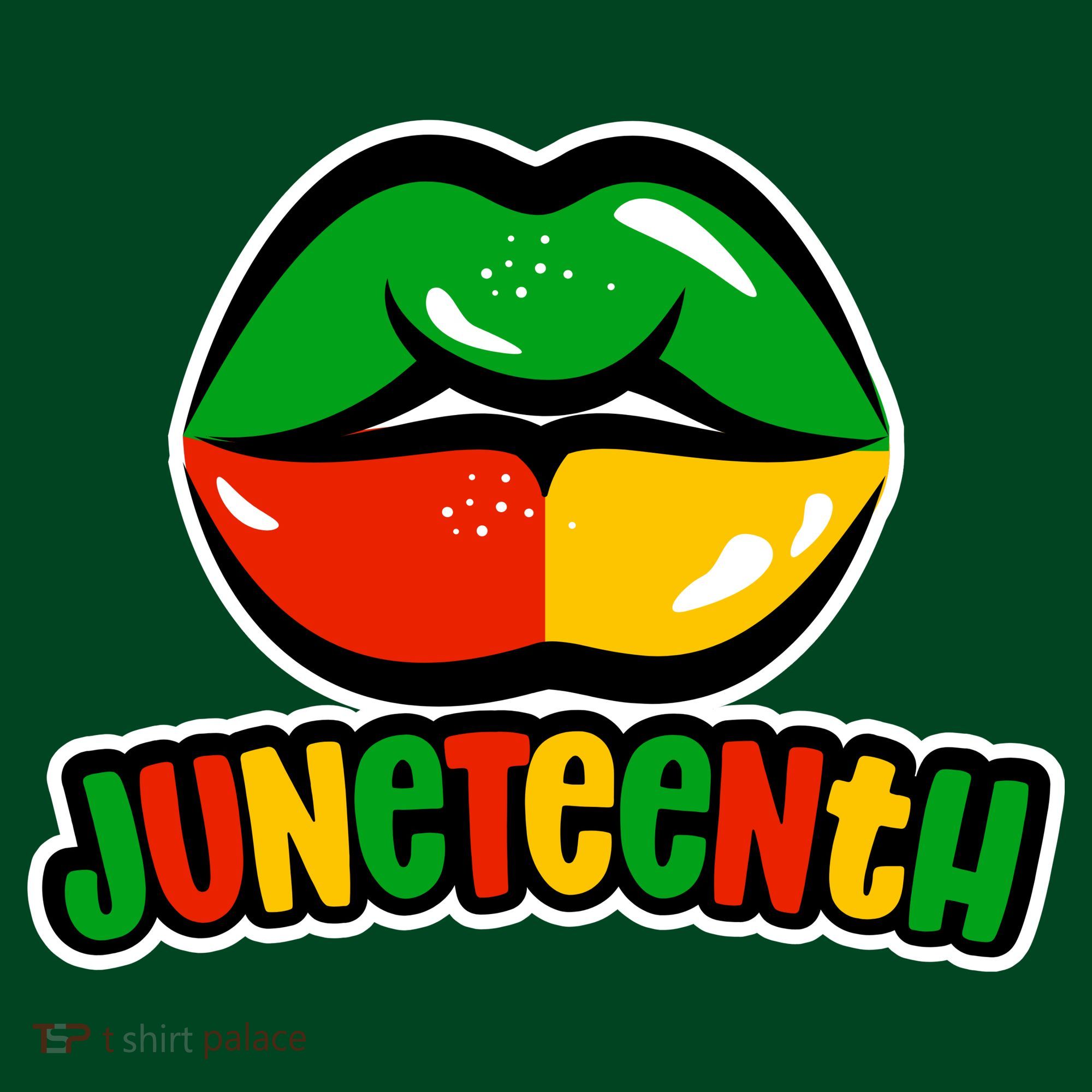 Juneteenth Lips Black History Month Women's T-Shirt