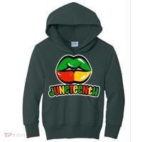 Juneteenth Lips Black History Month Kids Hoodie thumb 0