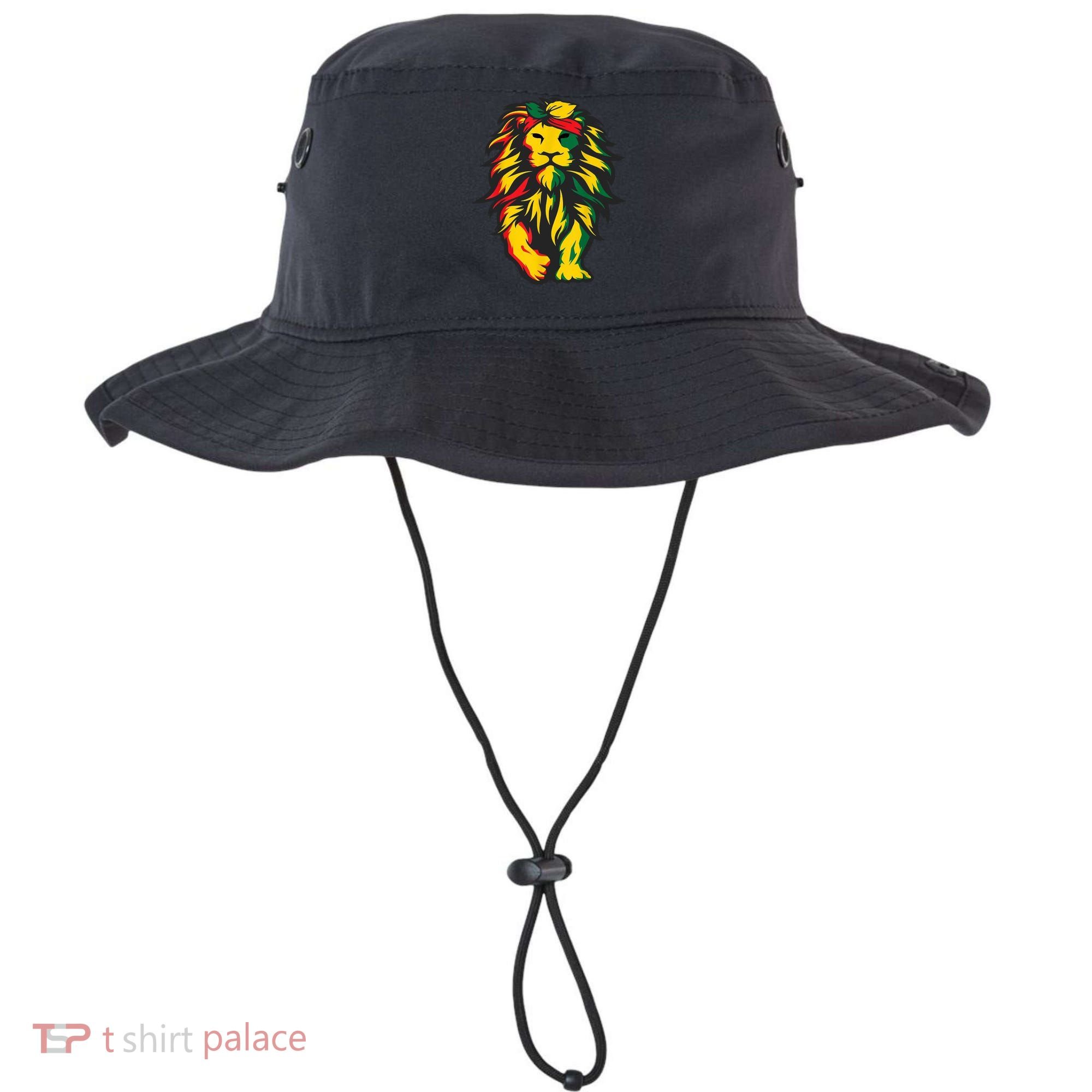 Juneteenth Lion Black History African American Bucket Hat