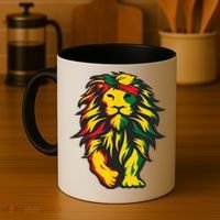 Juneteenth Lion Black History African American Coffee Mug thumb 4