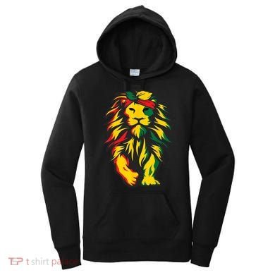 Juneteenth Lion Black History African American Women's Hoodie