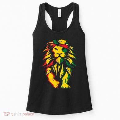 Juneteenth Lion Black History African American Women's Tank Top