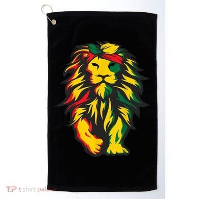 Juneteenth Lion Black History African American Golf Towel