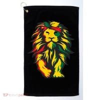 Juneteenth Lion Black History African American Golf Towel thumb 0