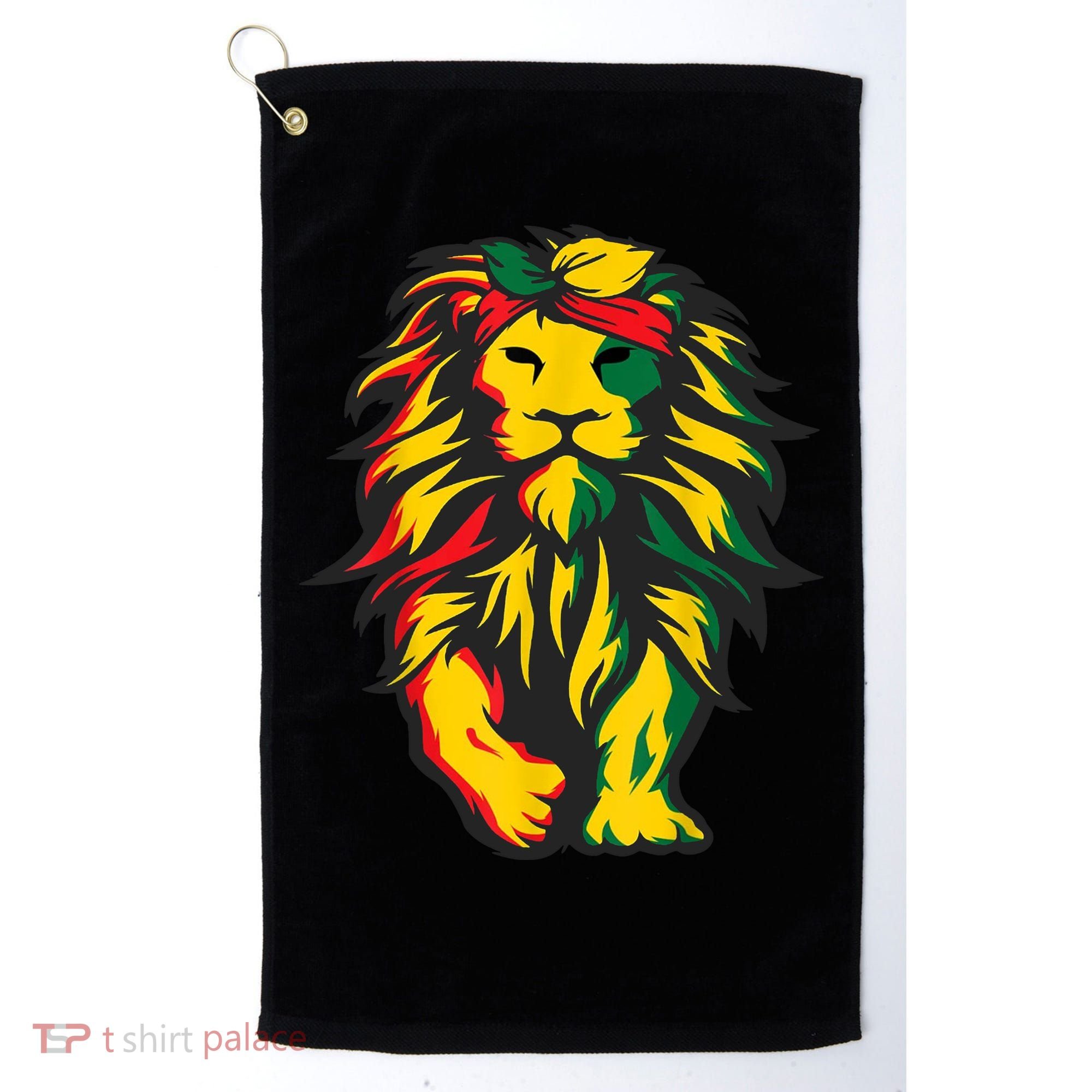 Juneteenth Lion Black History African American Golf Towel