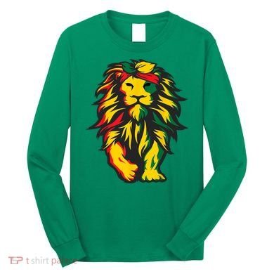 Juneteenth Lion Black History African American Long Sleeve Shirt