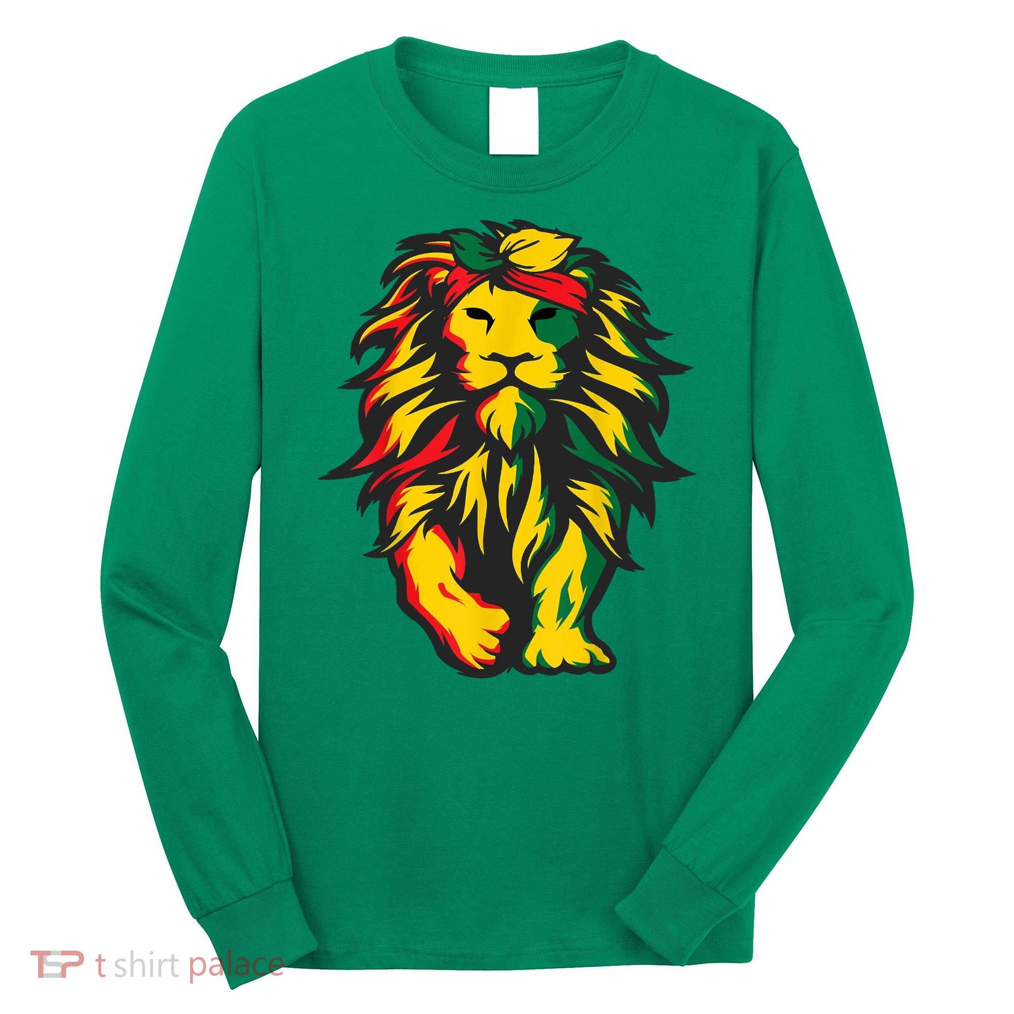 Juneteenth Lion Black History African American Long Sleeve Shirt