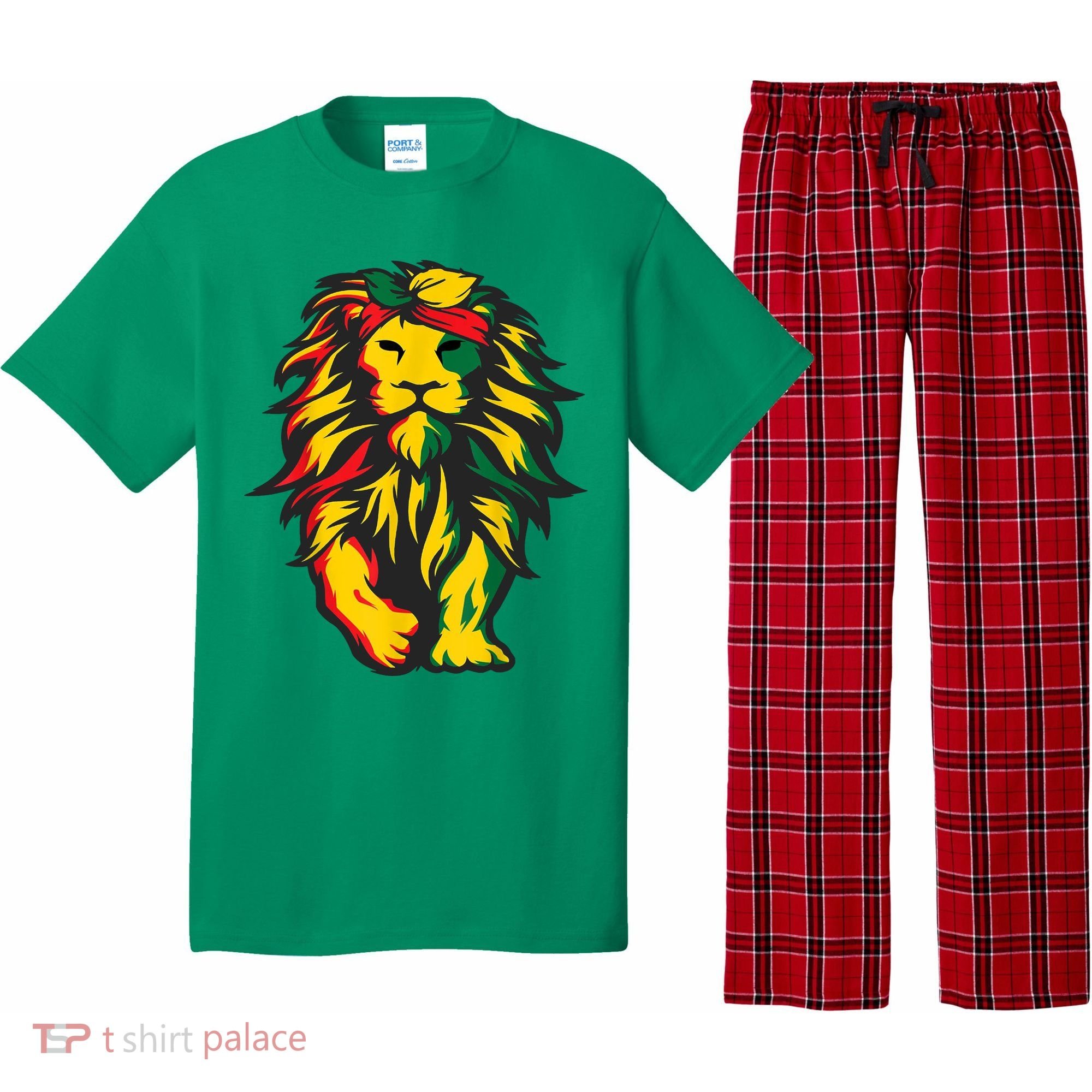 Juneteenth Lion Black History African American Pajama Set