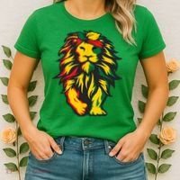 Juneteenth Lion Black History African American Women's T-Shirt thumb 2