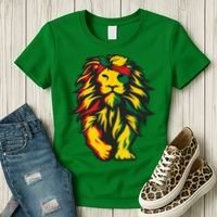 Juneteenth Lion Black History African American Women's T-Shirt thumb 3