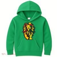 Juneteenth Lion Black History African American Kids Hoodie thumb 0