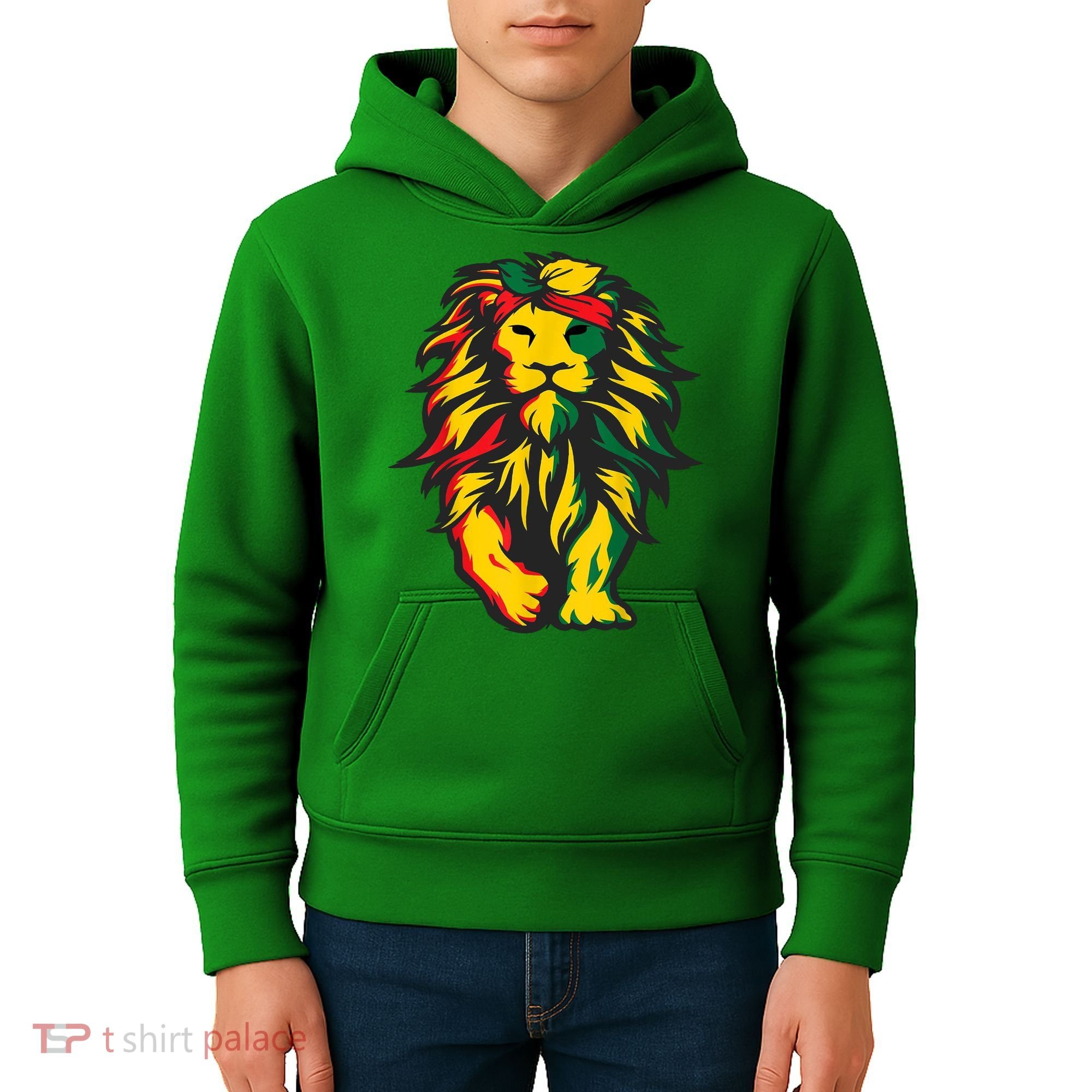 Juneteenth Lion Black History African American Kids Hoodie