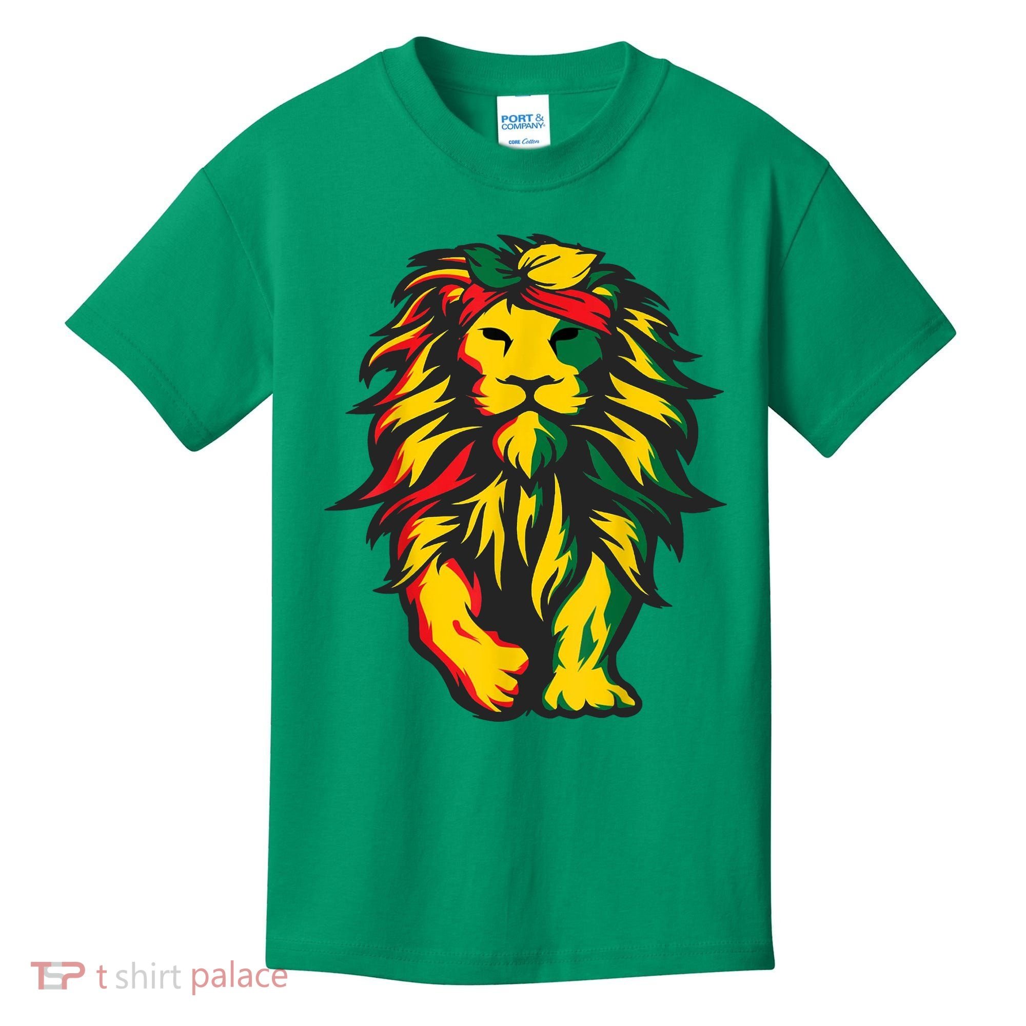 Juneteenth Lion Black History African American Kids T-Shirt