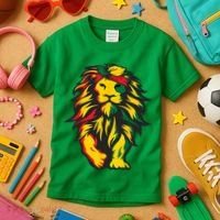Juneteenth Lion Black History African American Kids T-Shirt thumb 3
