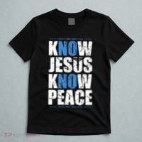 Jesus Love Bible Know Jesus Know Peace No Jesus No Peace T-Shirt thumb 5