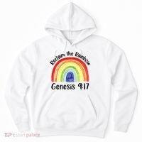 Jesus Lover Christian Reclaim The Rainbow Hoodie thumb 0