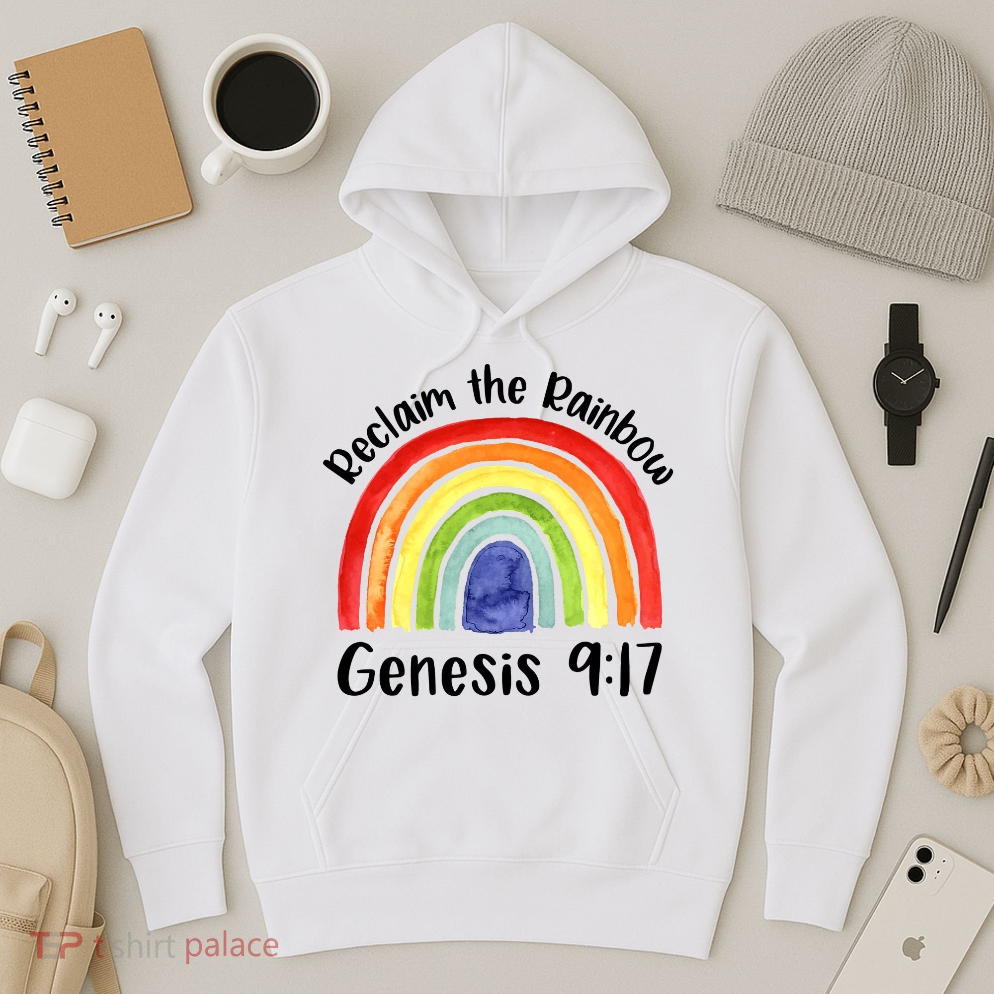 Jesus Lover Christian Reclaim The Rainbow Hoodie