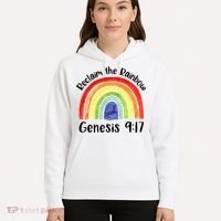 Jesus Lover Christian Reclaim The Rainbow Hoodie thumb 5