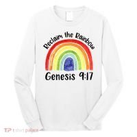 Jesus Lover Christian Reclaim The Rainbow Long Sleeve Shirt thumb 0