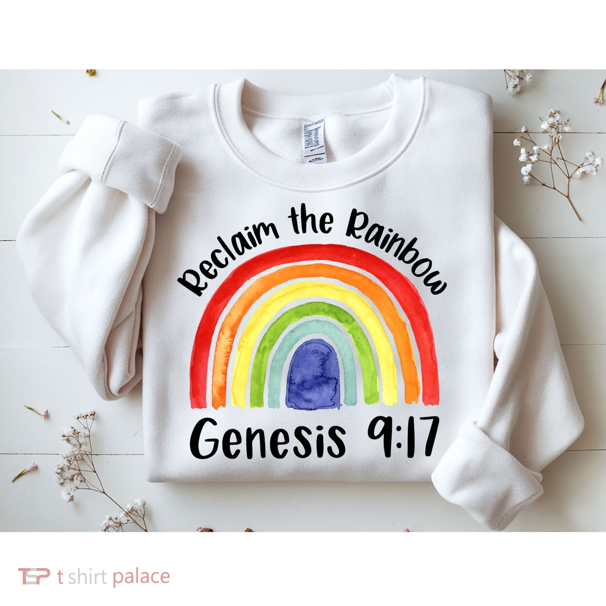 Jesus Lover Christian Reclaim The Rainbow Sweatshirt