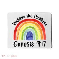 Jesus Lover Christian Reclaim The Rainbow Mousepad thumb 0
