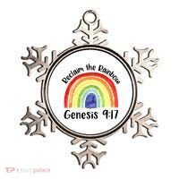 Jesus Lover Christian Reclaim The Rainbow Ornament thumb 0