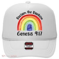 Jesus Lover Christian Reclaim The Rainbow Hat thumb 0