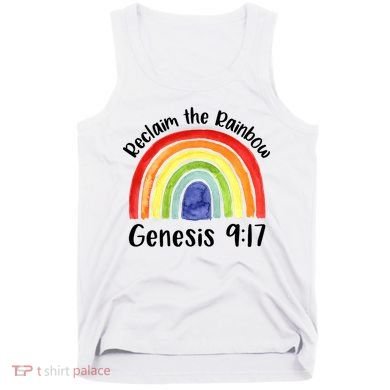 Jesus Lover Christian Reclaim The Rainbow Tank Top