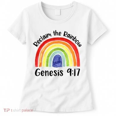 Jesus Lover Christian Reclaim The Rainbow Women's T-Shirt