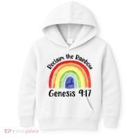 Jesus Lover Christian Reclaim The Rainbow Kids Hoodie thumb 0