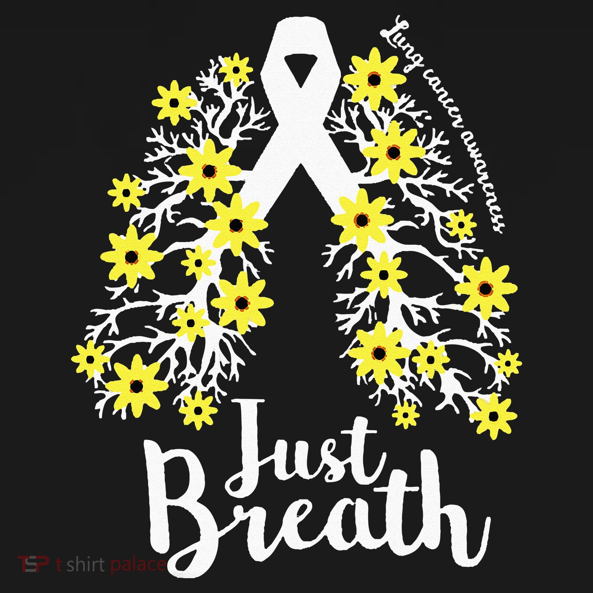 JustBreathe Lung Cancer Awareness Support Ribbon Costume Women's Hoodie