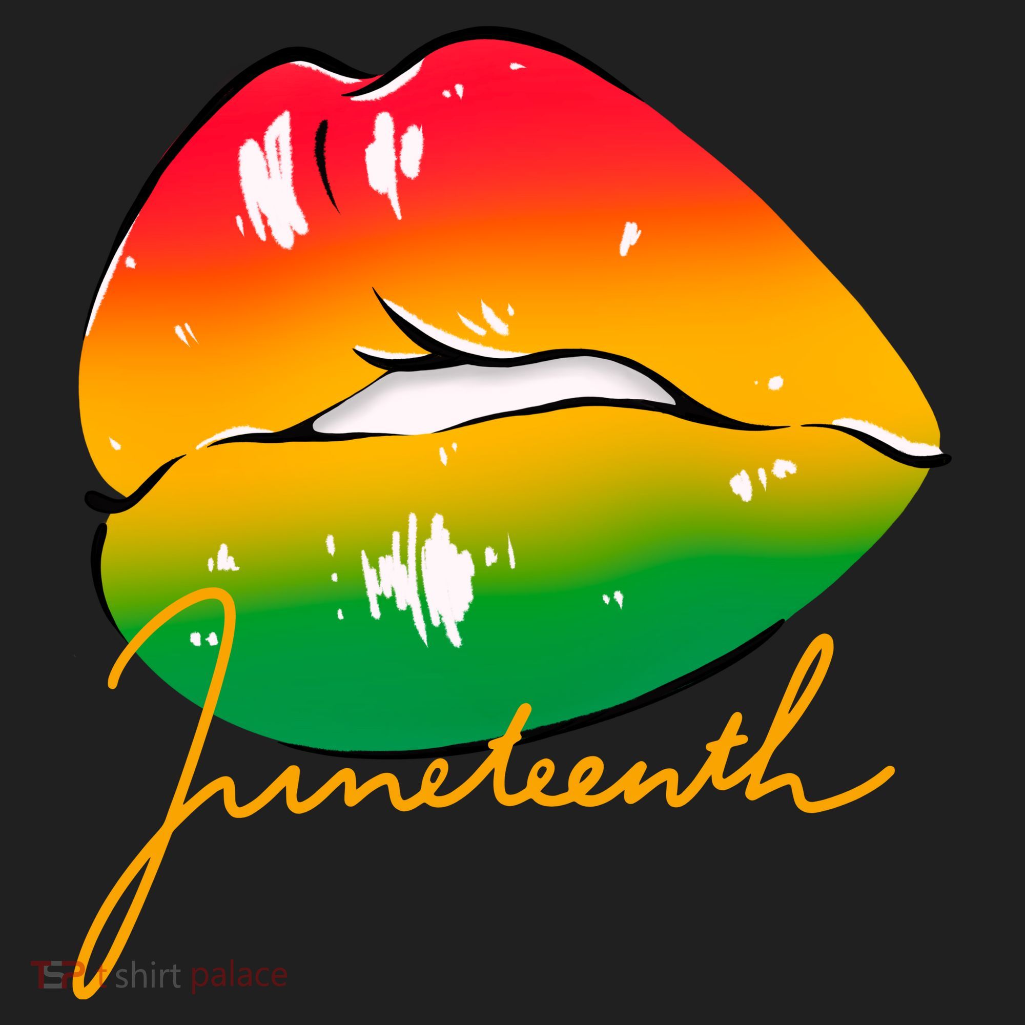 Juneteenth Lips Celebration Women's Sweatshirt