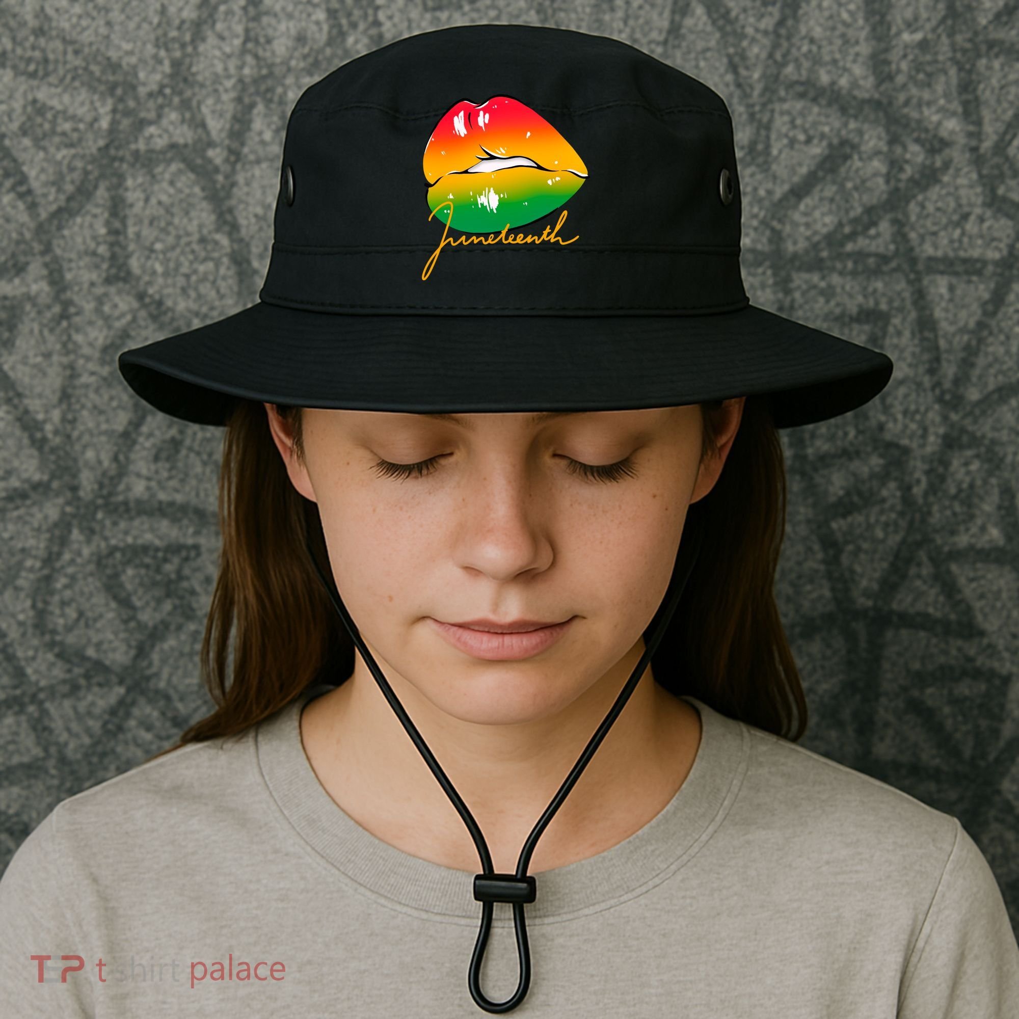 Juneteenth Lips Celebration Bucket Hat