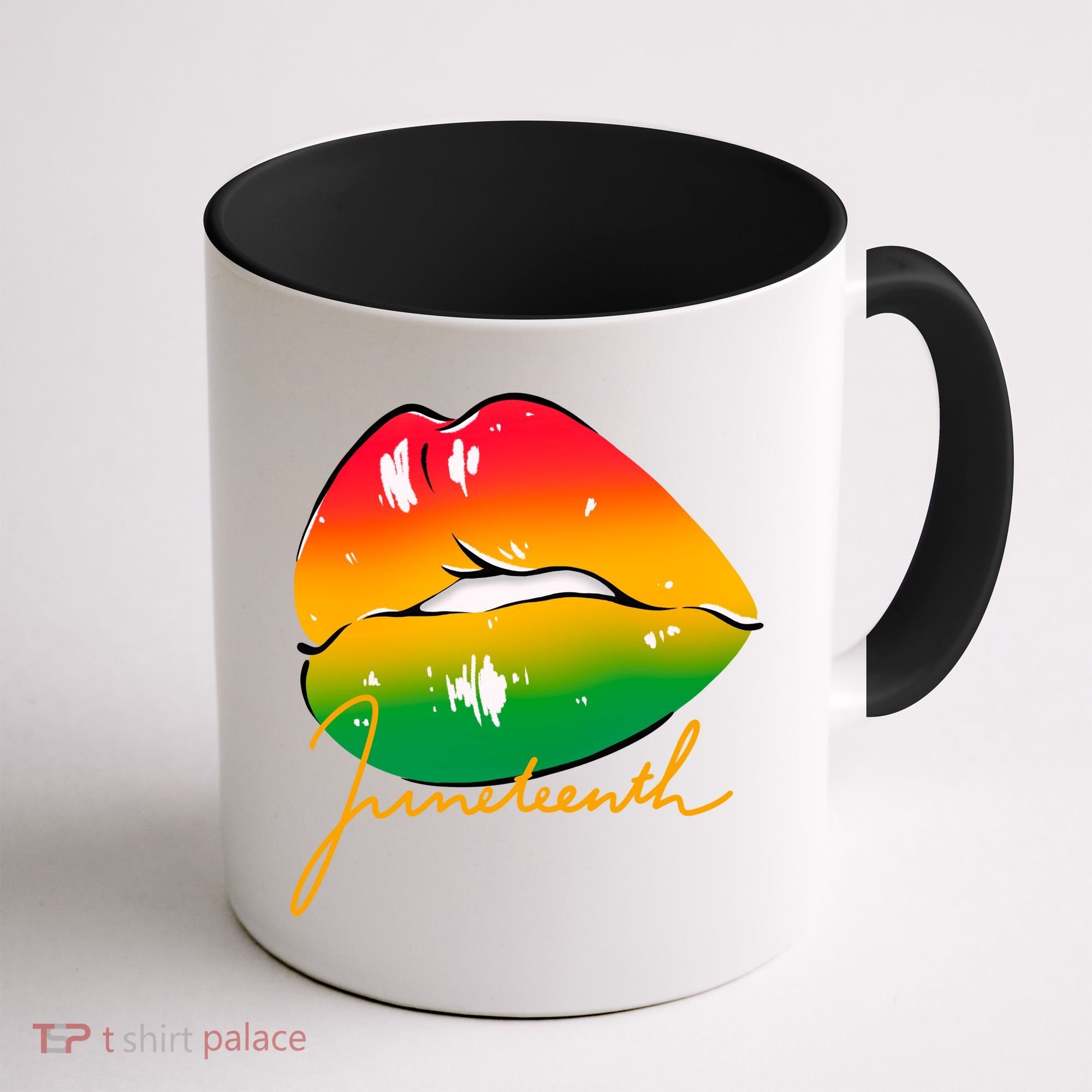 Juneteenth Lips Celebration Coffee Mug