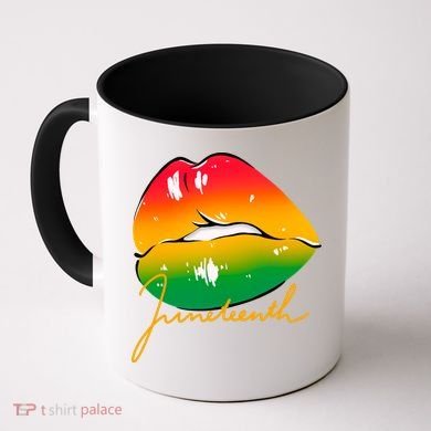 Juneteenth Lips Celebration Coffee Mug