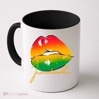 Juneteenth Lips Celebration Coffee Mug thumb 0