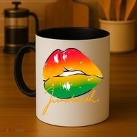 Juneteenth Lips Celebration Coffee Mug thumb 4