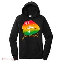 Juneteenth Lips Celebration Women's Hoodie thumb 0