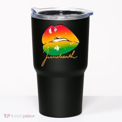 Juneteenth Lips Celebration Tumbler