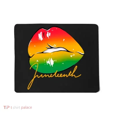 Juneteenth Lips Celebration Mousepad